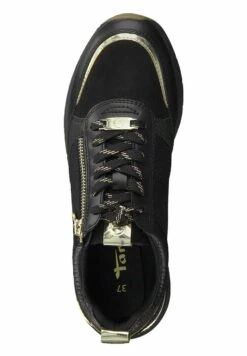 Tamaris Sneakers Laag - Black Gold -Dames Schoenenwinkel 0eb99fa9b7fd44f9af2771803d258bea