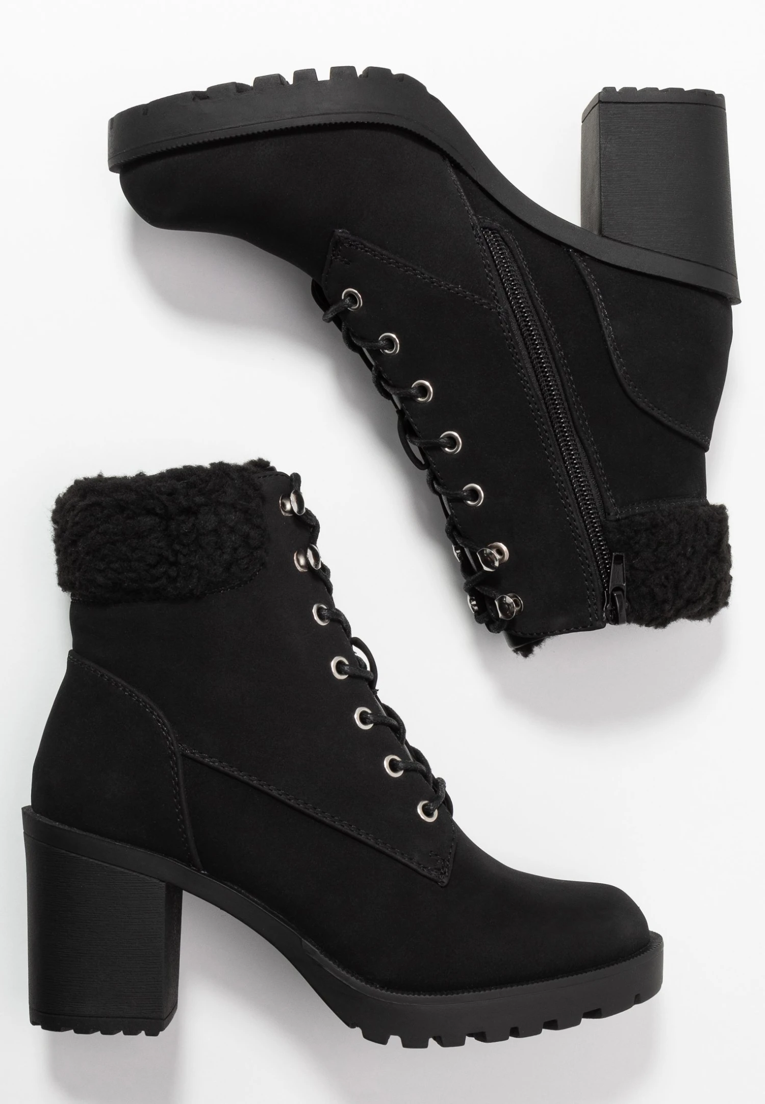 Anna Field Winter Boot - Enkellaarsjes Met Plateauzool - Black 5 Anna Field Winter Boot - Enkellaarsjes Met Plateauzool - Black - Afbeelding 4