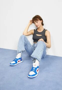 Air Jordan 1- Sneakers Laag - Sport Blue/Gym Red/White/Sail -Dames Schoenenwinkel 2ff02c8c4d804e11bde7ef6f0be7c787