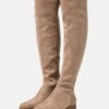 Anna Field Overknee Laarzen - Beige -Dames Schoenenwinkel 3c1a3d7da9b448c191d21c00d9ce4ebe