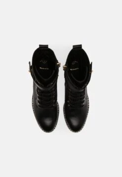 Tamaris Veterboots - Black/Gold -Dames Schoenenwinkel 3f02e1fe61394065b985e72f5e9e2b87