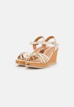 Tamaris Sandalen Met Hoge Hak - Light Gold -Dames Schoenenwinkel 634fc0f4a00a4dfbb166c3d542fce5b8