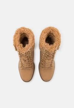 Anna Field Leather - Veterboots - Beige -Dames Schoenenwinkel 66713d3cce1543578f7e46d621e9c2c5