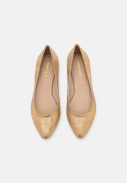 Anna Field Leather - Ballerina'S - Gold -Dames Schoenenwinkel 77bef8a948134ad6b086f672d7c111bb