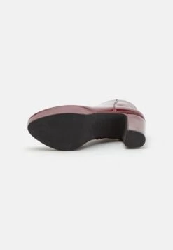 Anna Field Enkellaarsjes Met Hoge Hak - Dark Red -Dames Schoenenwinkel 784bf6fbbf91428390298c7d46943a10