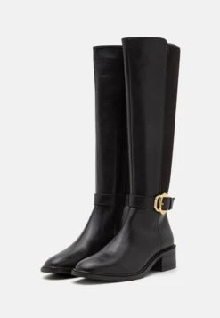 Leather- Laarzen - Black 10 Leather- Laarzen - Black -Dames Schoenenwinkel 7f7a93d5a9764b9c8d7726d44cb3f0af