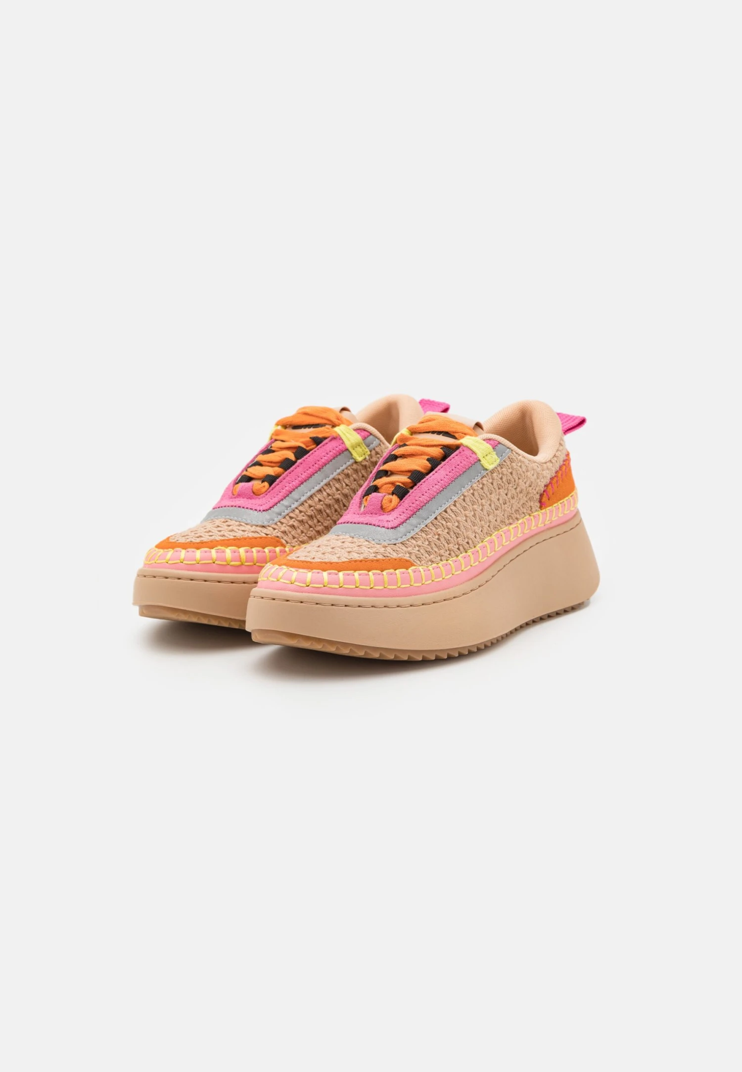 Steve Madden Doubletake - Sneakers Laag - Natural/Orange 4 Steve Madden Doubletake - Sneakers Laag - Natural/Orange - Afbeelding 2