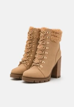 Anna Field Leather - Veterboots - Beige -Dames Schoenenwinkel 8c53a7d661e54584a192aa05658ebfaa