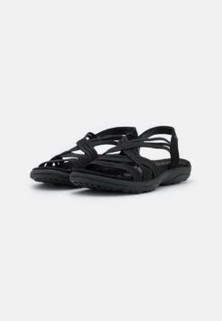 Skechers Reggae Slim Fit - Sandalen - Black Gore -Dames Schoenenwinkel 97840cee0c434d808e1f35f80d39fed6