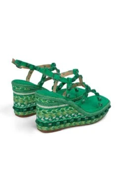 Alma En Pena Zavala - Sandalen Met Sleehak - Verde Oscuro -Dames Schoenenwinkel add656f46e0d4976a8ecb68b8021a5d5