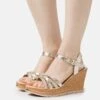Tamaris Sandalen Met Hoge Hak - Light Gold -Dames Schoenenwinkel ba33cb1c8c5a4f759adf00e8c0a7ca11