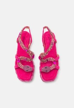 Alma En Pena Sandalen Met Sleehak - Fuxia -Dames Schoenenwinkel c395d76de4034433921c70618959994b