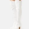 Anna Field Overknee Laarzen - White 1 Anna Field Overknee Laarzen - White -Dames Schoenenwinkel c9a0a96285d2419ca549c52c442abdc7