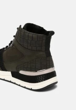 Tamaris Sneakers Hoog - Olive Comb -Dames Schoenenwinkel ca7f15578aa04b31b035623d8247d3a4