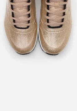 Uno - Sneakers Laag - Champagne Gold Glitter Hot Melt -Dames Schoenenwinkel d673965eafd8451fb677aa50e0191b2a