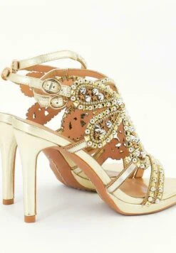 Alma En Pena Burano - Sandalen Met Hoge Hak - Gold -Dames Schoenenwinkel e6a614cf25b0435283b1127da4fa3c3d